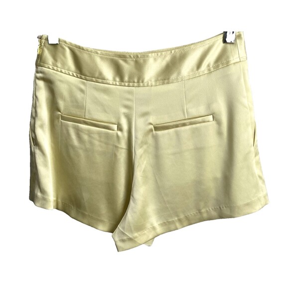 Generation Love High Waist Satin Butter Yellow Shorts‎  Size Small - Picture 2 of 10